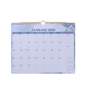 2026 Custom Pattern Countdown Calendar Planner Hanging Month Planning Printing Calendar <b>Clock</b> Function English <b>Wall</b> Calendar - Product Image 2