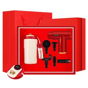 Office Corporate Promotional Welcome <b>Gifts</b> <b>Set</b> with Logo Massage Gun Smart Insulation Coffee Cup Metal Portable Business <b>Gift</b> - Product Image 3