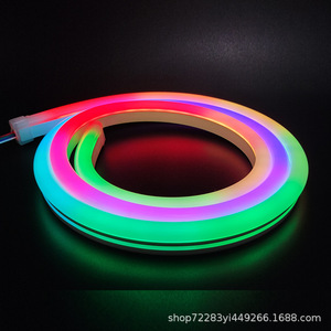 Bandes lumineuses LED en néon PVC flexibles, adressables, étanches IP65, pour intérieur, avec télécommande, pour bâtiments commerciaux - Product Image 2