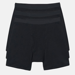 Calzoncillos Básicos de Algodón Clásico para Hombre, Ajuste Cómodo, Calzoncillos Tipo Bóxer, Ropa Interior de Moda, Levanta Glúteos - Product Image 1