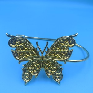 Butterfly <b>Curtain</b> <b>Hooks</b> Golden Plastic Anti Rust Traditional Design Hardware Accessories - Product Image 2
