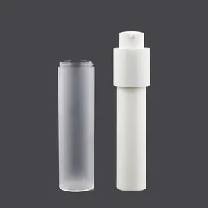Di lusso del siero della pompa airless bottiglia 15ml 30ml 50ml crema per gli occhi bottiglia con il rotary bottiglia pompa airless