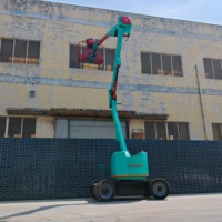 Mini-nacelle articulée électrique Longqing TB11E avec hauteur de plateforme maximale de 9m à 20m