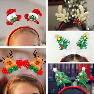 Serre-têtes, diadèmes <span class=keywords><strong>et</strong></span> lunettes de Noël pour enfants : cerf, renne, bonhomme de neige, Père Noël – Accessoires <span class=keywords><strong>photo</strong></span> pour décorations de fête de Noël joyeuse - Product Image 6