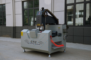 Mới được thiết kế đôi đầu CNC Máy phay cnc800 tự động nhôm khoan và máy phay với hai cọc - Product Image 2