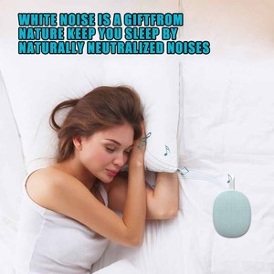 Nouvelle machine à bruit blanc D016 avec 6 sons apaisants, veilleuse pour chambre d'enfant, réveil pour adultes et bébés - Product Image 2