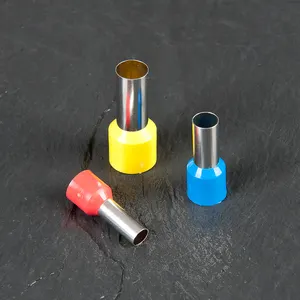 Elektrische vorisolierte Kupfer-Messing-Stift einzelne röhrenförmige Schlägen und Ferrule-Schnurschluß