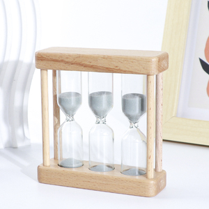 Temporizador de Té 3 en 1 de Madera y Vidrio con Diseño Art Deco Premium, Arena Colorida Hecha a Mano para una Preparación Precisa en Cocina o Cafetería - Product Image 4