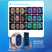 Analyseur de peau corporel complet de 21 pouces, scanner de peau numérique avec analyseur de facia pour un usage domestique avec prises US JP IT ZA