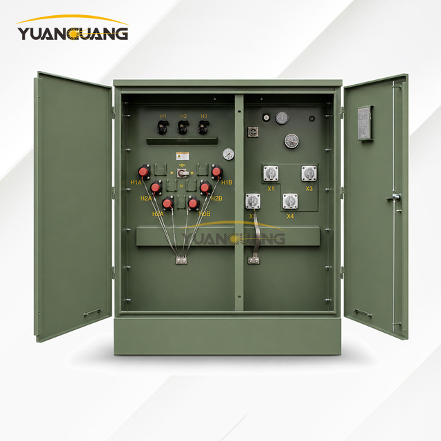 4.16-46 KV 120 V-13.8 KV 75 KVA-10 MVA FR3 Oil Filled Loop/Radial Feed Three Phase Pad Mounted Transformer Manufacturer