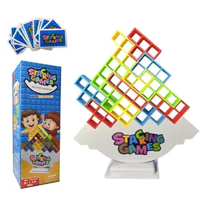 2024 Most Popular Balance Games Tower Family Games Kids Educational Balance Games For Children