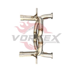 Vortex SS304 Stainless High Flow Axle <b>Back</b> Exhaust Pipe For Lamborghini Aventador SVJ Supercar Performance Sound Upgrade - Product Image 5