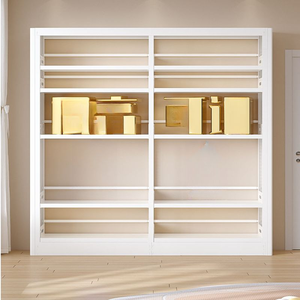 Heavy Duty Vertical Metal Adjustable Waterproof Multifunction Floor-<b>Standing</b> Kids <b>Bookshelf</b> for Living Room - Product Image 3
