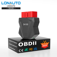 Herramienta de Diagnóstico Automotriz Inalámbrica OBD2 Multi-idioma DA100, Escáner OBD2 Avanzado con Bluetooth 5.4 para iPhone y Android