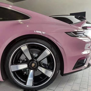 WRAPMASTER 1.52*18 mètres wulong lait rose PET brillant emballage vinyle automobile pour voitures emballage vinyle - Product Image 5