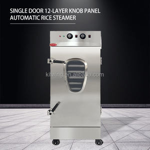 Gabinete de vapor eléctrico de cocina comercial KITWIN BY-120 12KW 380V 12 bandejas para arroz al vapor restaurantes Catering empresas - Product Image 6