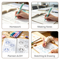 Stylo bille personnalisé avec logo, écriture fluide, stylos à encre colorée, vente chaude, cadeau pour étudiants, dessin