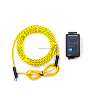 Instalación de Riel Guía 9~27VDC, Detección de Fugas de Agua, Red TCP, Material Plástico para Uso Industrial, Salas de Ordenadores, Almacenes