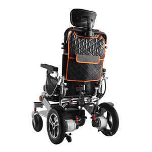 Cina fabbrica prezzi economici 300W * 2 spazzolato sedia a rotelle elettrica reclinabile in lega di alluminio pieghevole potere sedia a rotelle - Product Image 6