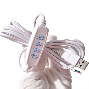 Dc 5V <span class=keywords><strong>LED</strong></span> Dimmer <span class=keywords><strong>USB</strong></span> cổng cung cấp điện dòng Dimming màu sắc phù hợp với cáp mở rộng với on off chuyển đổi Adapter cho <span class=keywords><strong>LED</strong></span> ánh sáng bóng đèn - Product Image 6