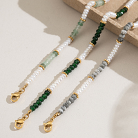 Bracelet classique empilable en perles disques, petites perles de culture d'eau douce, perles plates en pierre naturelle, acier inoxydable 316, pour femme, cadeau de voyage pour filles