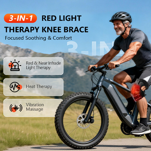 Masajeador de Rodilla con Terapia de Luz Roja, Batería Recargable de 5000 mAh y 6 Niveles de Calor y Vibración, Alivio del Dolor Portátil para las Articulaciones - Product Image 2