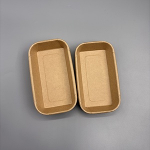 Barquette alimentaire jetable empilable en papier, personnalisable avec logo, étanche, pour plats à emporter, frites et fruits – Offre spéciale - Product Image 3