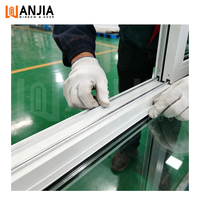 Fenêtre coulissante en PVC imperméable WANJIA, facile à nettoyer, double vitrage, fenêtres en PVC, fenêtres coulissantes en verre vinyle