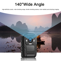 Caméra corporelle CammPro I827 4G LTE avec système Android intelligent, 64 Go, diffusion en direct, 32 MP, résistante à l'eau et télécommande