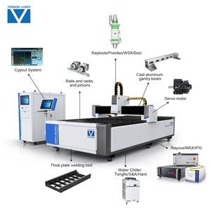 Mini máquina de corte por láser de bajo costo Precio Máquina de corte por láser de fibra de plasma CNC Acero de aluminio - Product Image 1
