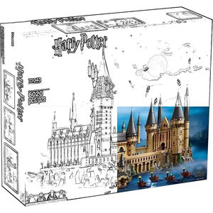 Z 71043 Produit 6020 Ensemble <span class=keywords><strong>de</strong></span> blocs <span class=keywords><strong>de</strong></span> construction Château Magique <span class=keywords><strong>de</strong></span> marque célèbre, grand puzzle <span class=keywords><strong>de</strong></span> collage, jouets en plastique - Product Image 3
