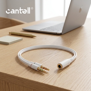 <span class=keywords><strong>Adaptador</strong></span> Divisor de Audio Cantell, Conector Hembra de <span class=keywords><strong>3.5</strong></span> mm a <span class=keywords><strong>Doble</strong></span> Conector <span class=keywords><strong>Jack</strong></span> de <span class=keywords><strong>3.5</strong></span> mm, <span class=keywords><strong>Adaptador</strong></span> para Auriculares y Micrófono, Cable Divisor de Audio - Product Image 4