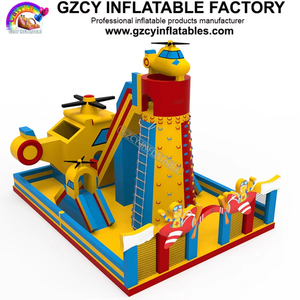 Jeu gonflable sur le thème des avions / Équipement gonflable pour enfants à vendre - Product Image 4