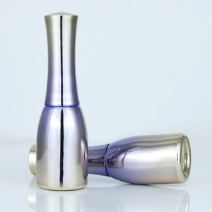 Bouteille de vernis à ongles en gel <span class=keywords><strong>champagne</strong></span> violet de <span class=keywords><strong>luxe</strong></span> de 10ml bouteille de vernis à ongles vide en verre métallique personnalisée - Product Image 4