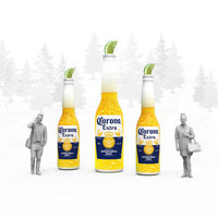 Logo personnalisé, bière gonflable de Noël, gonflable pour événements promotionnels