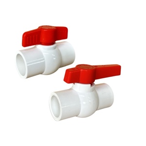 El mejor precio de África, enchufe deslizante de Color blanco y gris, 20mm a 110mm, válvula de bola octogonal compacta de PVC, riego de agua para piscina - Product Image 1