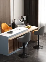 Chaise de bar moderne en métal, légère, durable, écologique, avec accoudoirs fixes et pieds en fer, pour usage commercial, maison, bureau, hôtels