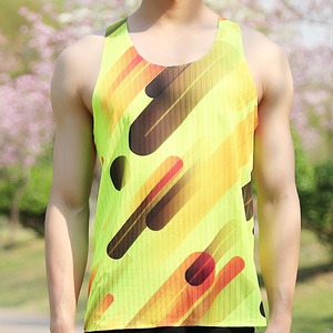 Camiseta sin mangas transpirable para hombre, ultraligera, para entrenamiento, personalizada con sublimación térmica, chaleco para correr - Product Image 3