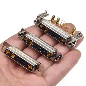 Connecteur d'alimentation haute intensité plaqué or 13w3 30A mâle/femelle, adaptateur D-Sub à souder/enfichable, prise <span class=keywords><strong>10</strong></span>+3 broches DB 13 broches - Product Image 4