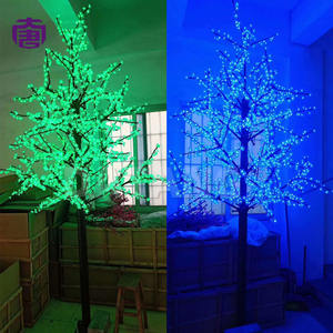 Lumière LED d'extérieur de haute qualité en PVC et fer, motif cerisier, pour décorations de Noël et d'Halloween pour hôtels et campus - Product Image 5