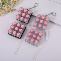 Clavier mécanique avec touches en forme de griffe de chat, bouton porte-clés en silicone souple, décompression, style moulin à vent, modèle de style national chinois