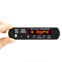Tablero decodificador de reproductor MP3 para coche, receptor BLE 5,0 DC12V, pantalla a Color, Radio FM, TF, USB, 3,5 Mm, AUX Audio JX-012B