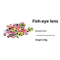 Accessoires de pêche : Perles fluorescentes DIY en plastique lumineux effet œil de poisson pour la pêche en mer et sur la plage, attirant les poissons