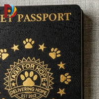 Impression de livrets personnalisés en papier offset et carton à prix abordable pour certificats de santé pour animaux de compagnie, passeports pour chiens et chats