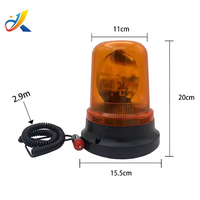 Feu de signalisation d'urgence clignotant ambre 12V/24V pour véhicule, construction, sécurité industrielle
