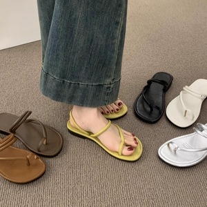 <span class=keywords><strong>Sandali</strong></span> piatti semplici e versatili da donna <span class=keywords><strong>per</strong></span> l'estate al <span class=keywords><strong>mare</strong></span>, alla moda, casual, con suola morbida e comodi - Product Image 1