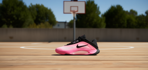 Nike Wmns A'One Leo Lights Pink Black Chaussures de basket-ball pour femmes, vêtements de sport d'été - Product Image 2