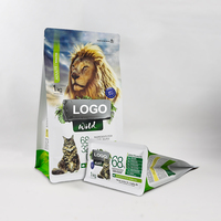 Emballage refermable en aluminium imprimé sur mesure, sachet en plastique pour nourriture pour animaux de compagnie, nourriture pour oiseaux, nourriture pour chiens et chats