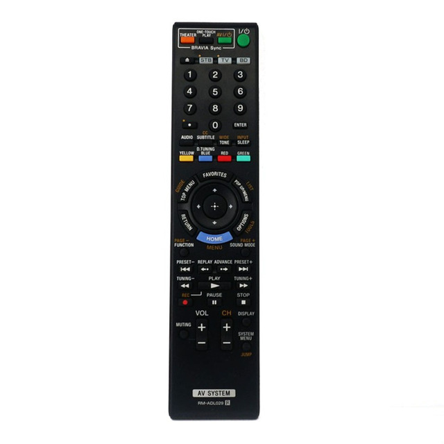 RM-ADL029 AV Home Theater System Remote Control for Sony BDV-HZ970 BDV-HZ970W HBD-HZ970W Fernbedienung
