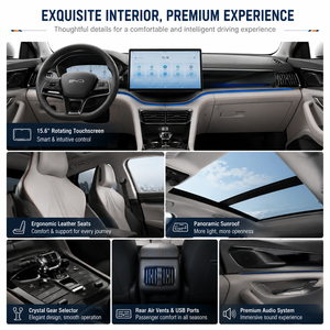 BYD Song Plus SUV Hybride <span class=keywords><strong>5</strong></span> Places Conduite à Gauche Intérieur Confortable Véhicule pour Flotte <span class=keywords><strong>Taxi</strong></span> Usage Familial Vente en Gros - Product Image 2